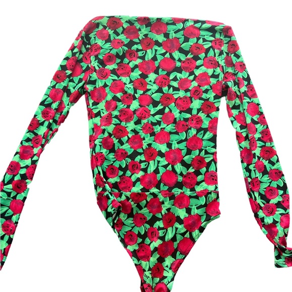 ZARA | Bodysuit Green Red S - Picture 2 of 4